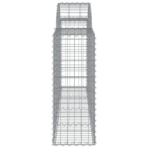Arched Gabion Basket 200x30x80/100cm Galvanised Iron - Image 4