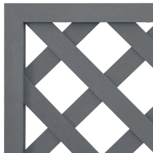 Trellis Planter Grey 65x33x135cm WPC - Image 6