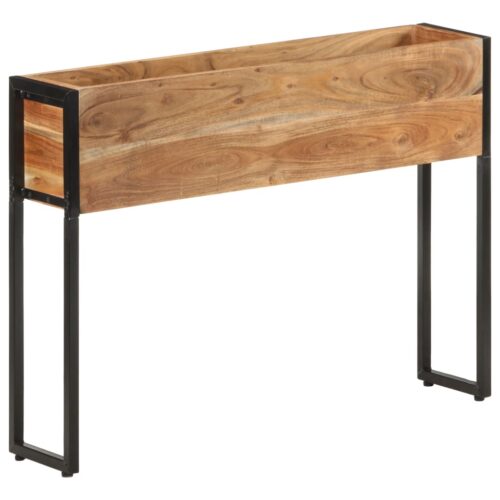 Planter 90x20x68cm Solid Acacia Wood - Image 6
