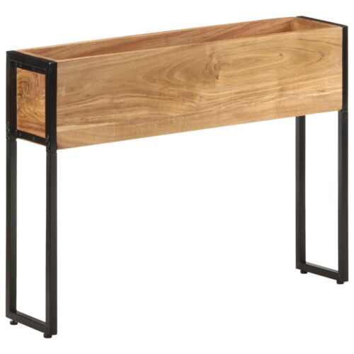 Planter 90x20x68cm Solid Acacia Wood - Image 7