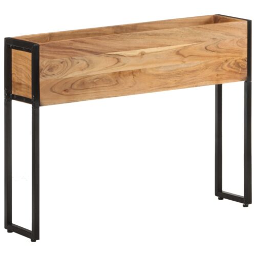 Planter 90x20x68cm Solid Acacia Wood - Image 8