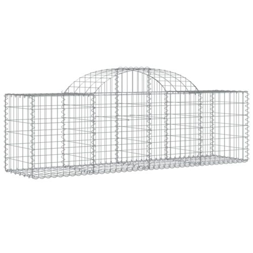 Arched Gabion Basket 200x50x60/80cm Galvanised Iron