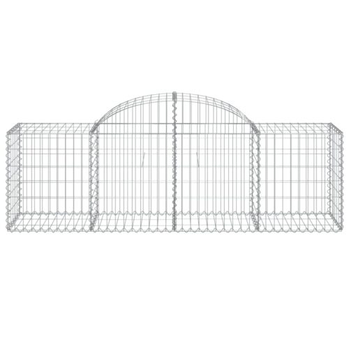 Arched Gabion Basket 200x50x60/80cm Galvanised Iron - Image 3