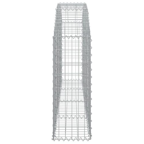 Arched Gabion Basket 200x30x80/100cm Galvanised Iron - Image 4