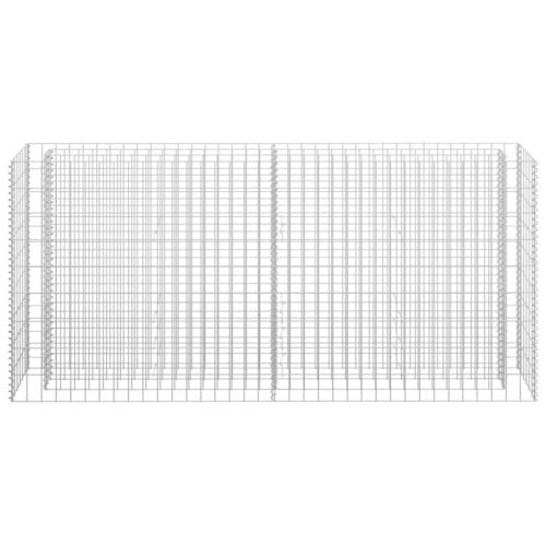 Gabion Raised Bed Galvanised Steel 180x30x90cm - Image 4