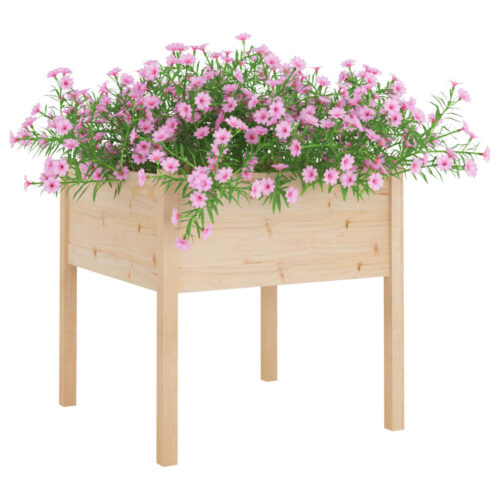 Garden Planters 2pcs 70x70x70cm Solid Pinewood - Image 3