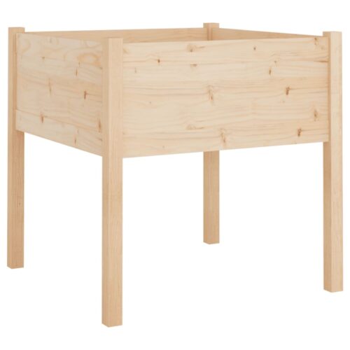 Garden Planters 2pcs 70x70x70cm Solid Pinewood - Image 4