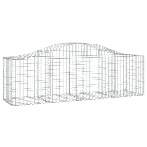 Arched Gabion Basket 200x50x60/80cm Galvanised Iron