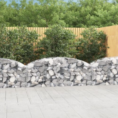 Arched Gabion Basket 200x50x60/80cm Galvanised Iron - Image 2