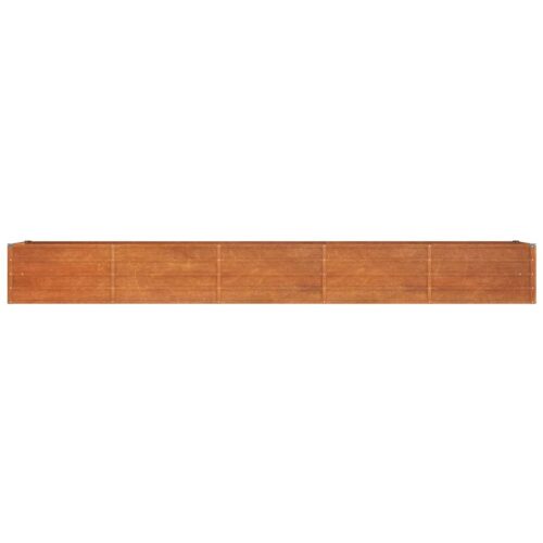 Garden Raised Bed Rusty 400x80x45cm Corten Steel - Image 4