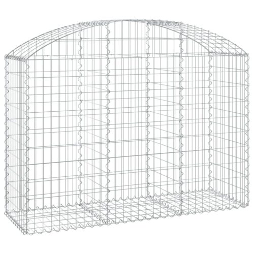 Arched Gabion Basket 150x50x100/120cm Galvanised Iron
