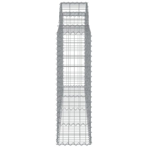 Arched Gabion Basket 200x30x100/120cm Galvanised Iron - Image 4