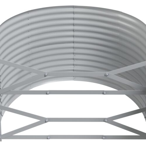 Garden Raised Bed Powder-coated Steel 322x100x68cm Anthracite - Image 5