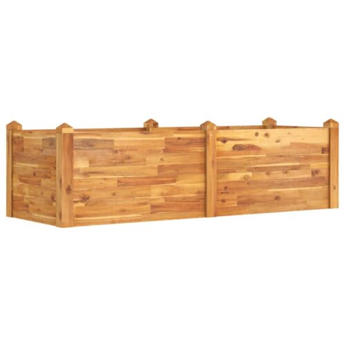 Garden Raised Bed 160x60x44cm Solid Wood Acacia