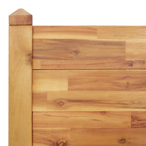 Garden Raised Bed 160x60x44cm Solid Wood Acacia - Image 5