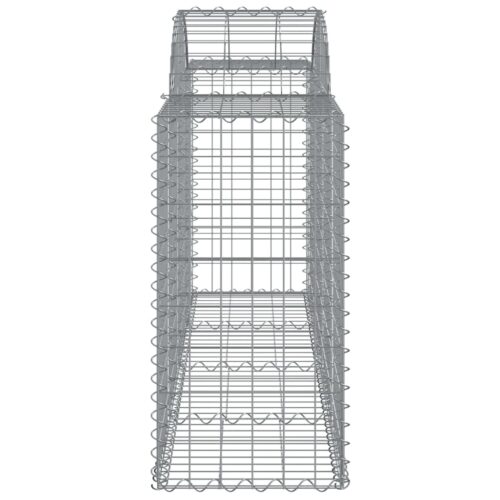 Arched Gabion Basket 200x50x80/100cm Galvanised Iron - Image 4