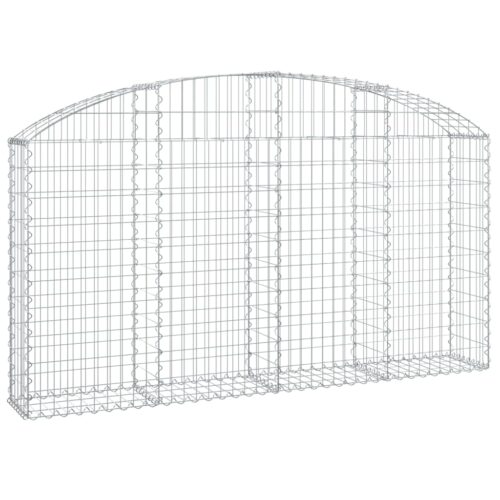 Arched Gabion Basket 200x30x100/120cm Galvanised Iron