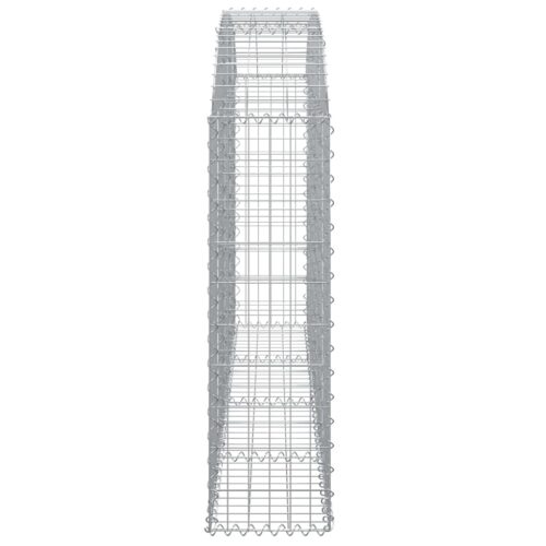 Arched Gabion Basket 200x30x100/120cm Galvanised Iron - Image 4