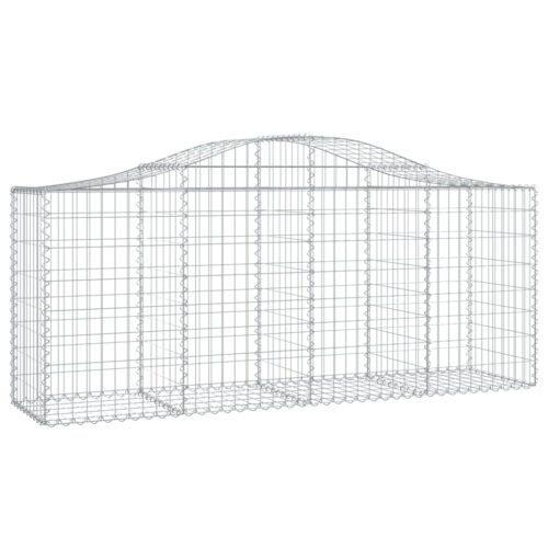 Arched Gabion Basket 200x50x80/100cm Galvanised Iron