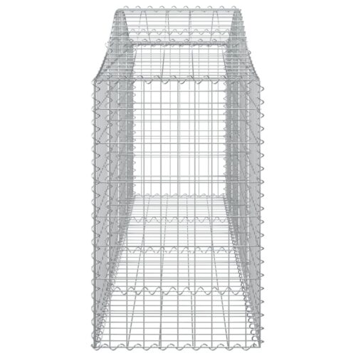 Arched Gabion Basket 200x50x80/100cm Galvanised Iron - Image 4