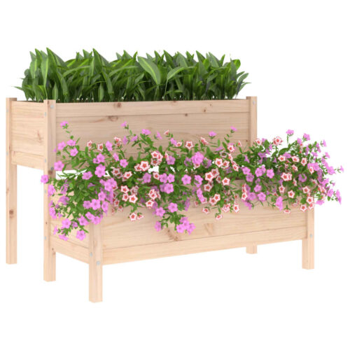 Planter 110x84x75cm Solid Wood Pine - Image 4