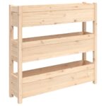 Planter 112x25x104.5cm Solid Wood Pine