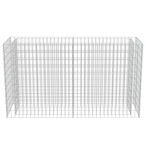 Gabion Raised Bed Galvanised Steel 180x50x100cm - Image 5