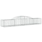 Arched Gabion Basket 300x50x40/60cm Galvanised Iron