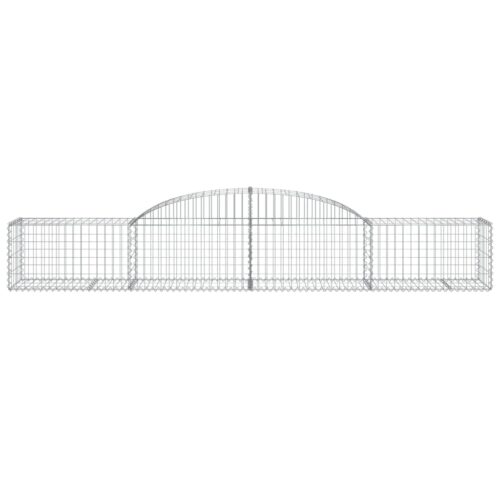 Arched Gabion Basket 300x50x40/60cm Galvanised Iron - Image 3