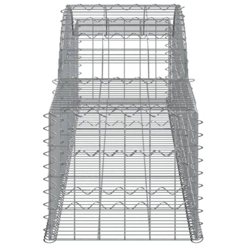 Arched Gabion Basket 300x50x40/60cm Galvanised Iron - Image 4