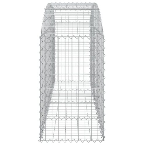 Arched Gabion Basket 200x50x80/100cm Galvanised Iron - Image 4