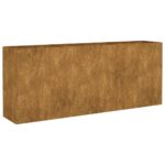 Garden Raised Bed 200x40x80cm Corten Steel