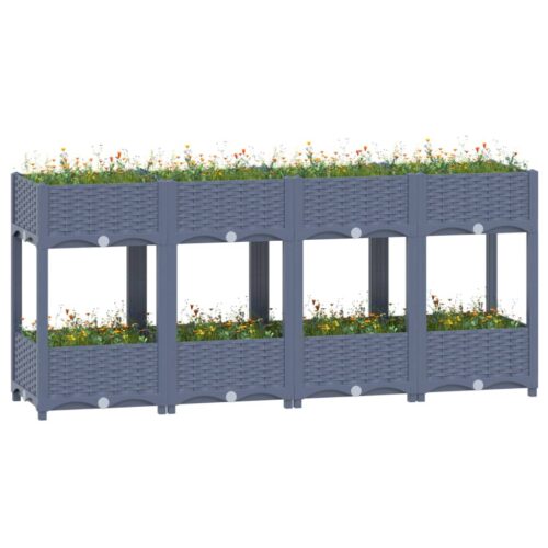 Raised Bed 160x40x71cm Polypropylene - Image 2