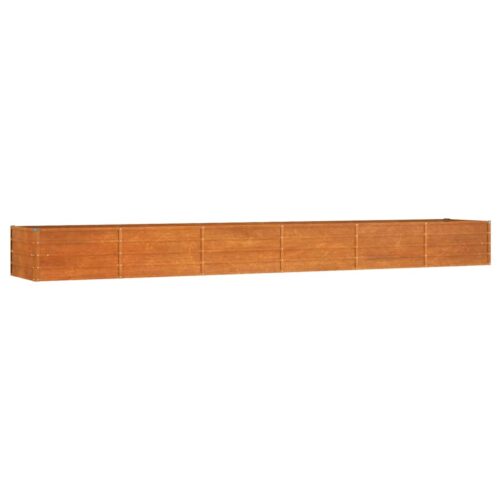Garden Raised Bed Rusty 480x80x45cm Corten Steel
