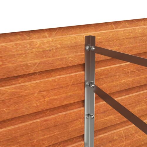Garden Raised Bed Rusty 480x80x45cm Corten Steel - Image 6