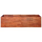 Garden Raised Bed Acacia Wood 200x50x50cm