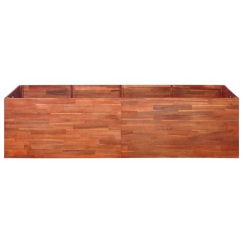 Garden Raised Bed Acacia Wood 200x50x50cm