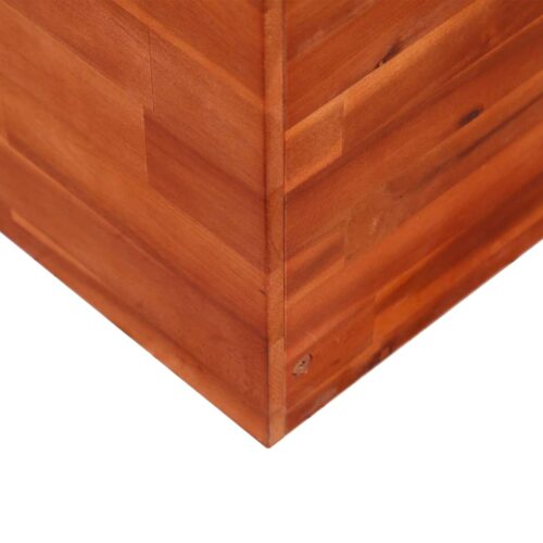 Garden Raised Bed Acacia Wood 200x50x50cm - Image 4
