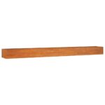 Garden Raised Bed Rusty 600x80x45cm Corten Steel