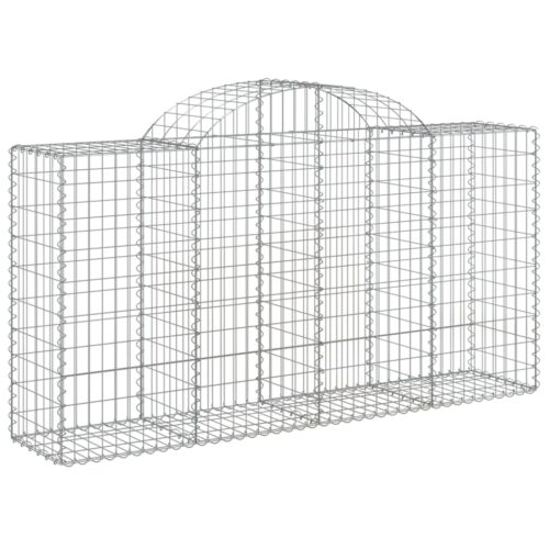 Arched Gabion Basket 200x50x100/120cm Galvanised Iron