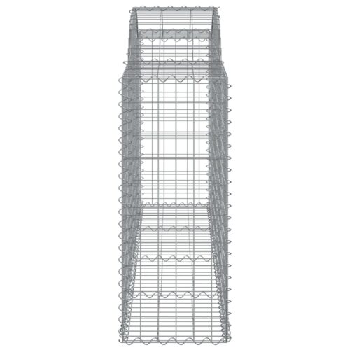 Arched Gabion Basket 200x50x100/120cm Galvanised Iron - Image 4