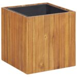 Garden Raised Bed Pot 43.5x43.5x44cm Solid Acacia Wood