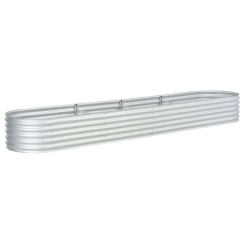 Raised Garden Bed Flowers Herbs Grow Box Pot Planter Galvanised Steel 400x80x44cm - Image 3