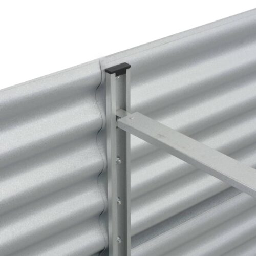 Raised Garden Bed Flowers Herbs Grow Box Pot Planter Galvanised Steel 400x80x44cm - Image 7
