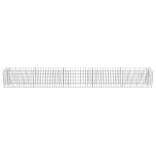 Gabion Raised Bed Galvanised Steel 450x50x50cm - Image 5