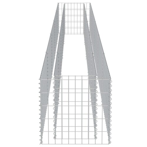Gabion Raised Bed Galvanised Steel 450x50x50cm - Image 6