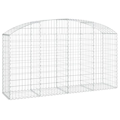 Arched Gabion Basket 200x50x100/120cm Galvanised Iron