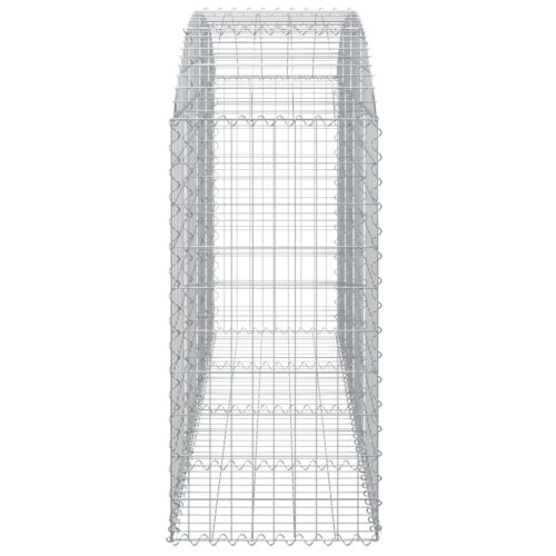 Arched Gabion Basket 200x50x100/120cm Galvanised Iron - Image 4