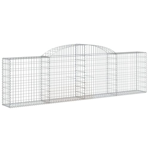 Arched Gabion Basket 300x30x80/100cm Galvanised Iron