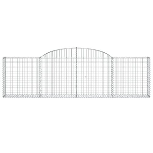 Arched Gabion Basket 300x30x80/100cm Galvanised Iron - Image 3